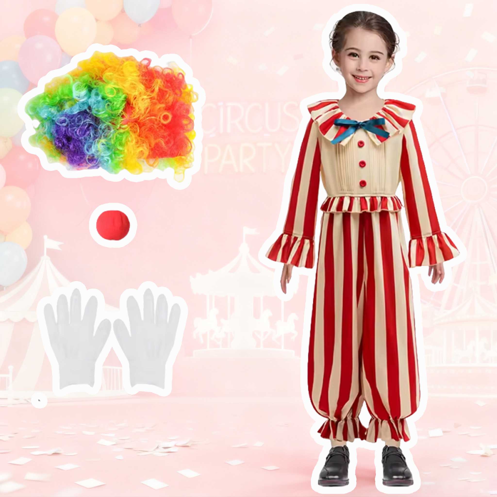 Baby Clothing Usa - Pakaian Badut Halloween Cosplay Bayi Perempuan