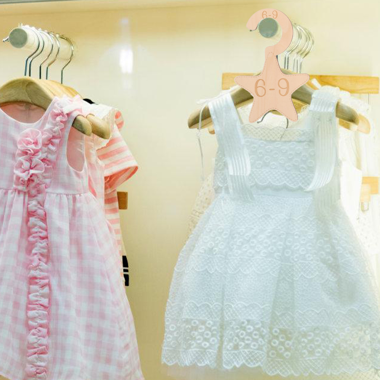 7 Buah Pembatas Lemari Pakaian - Baby Clothing Dividers ulasan dan harga