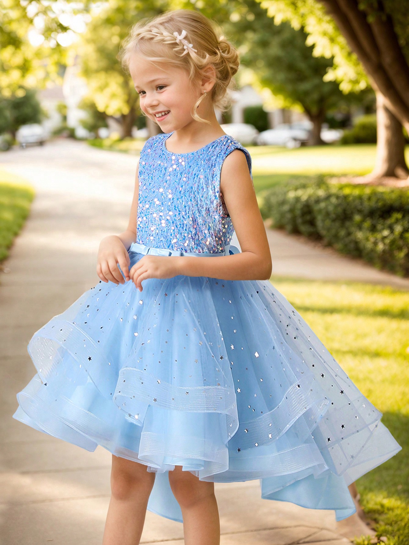 Gaun Pesta Bayi Perempuan Moti - Baby Clothing Dresser ulasan dan harga