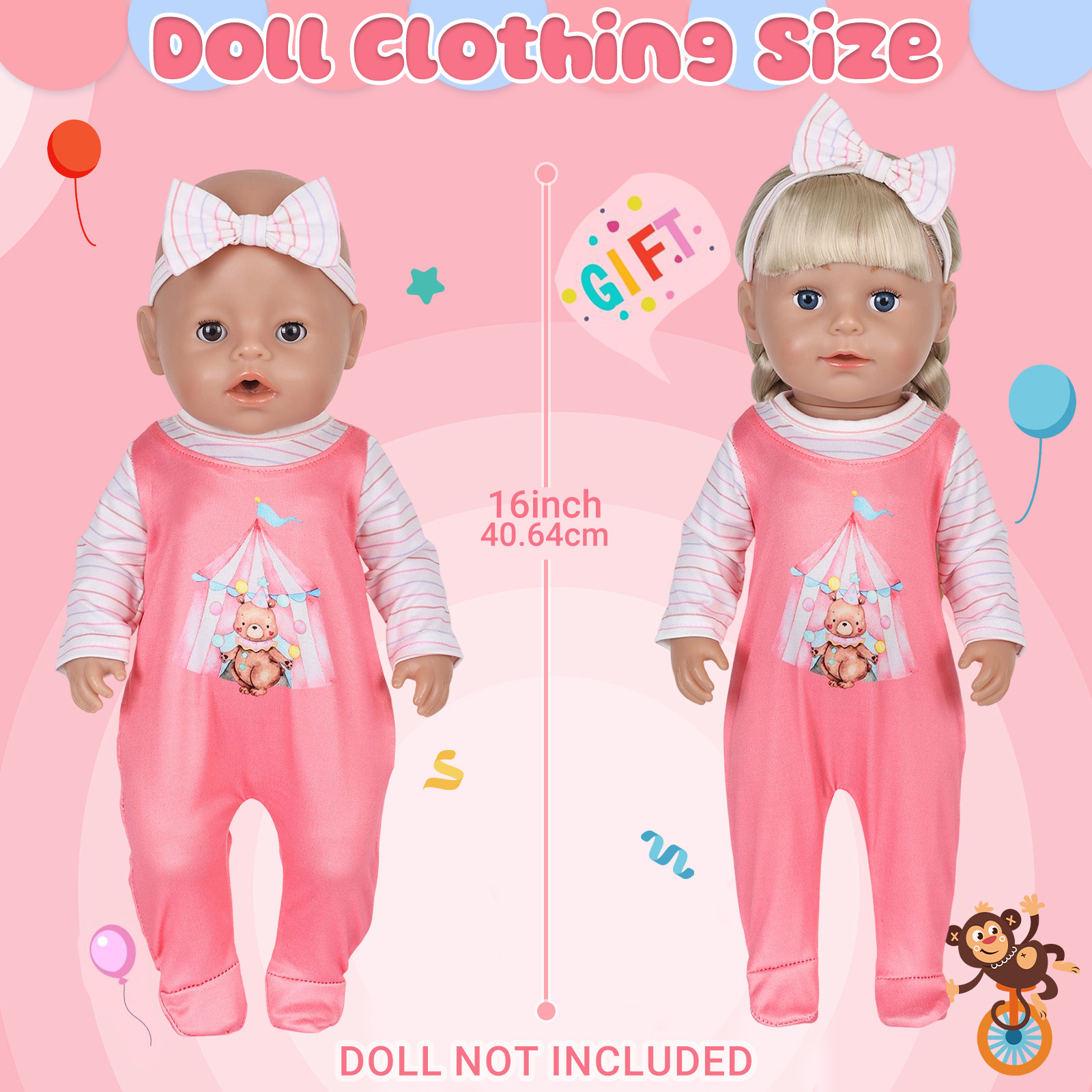 Pakaian Boneka untuk Boneka Ba - Baby Clothing Usa ulasan dan harga
