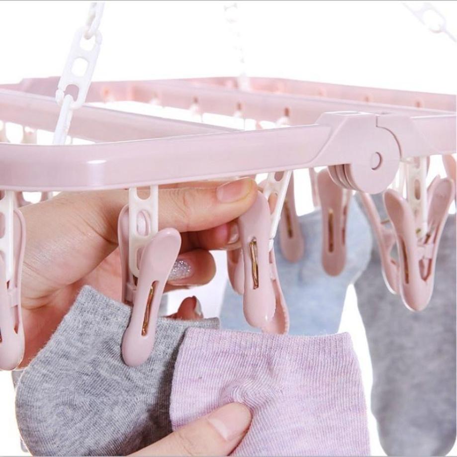 1 Pcs 32 Klip Gantungan Baju L - Baby Clothing Hanging Rack ulasan dan harga