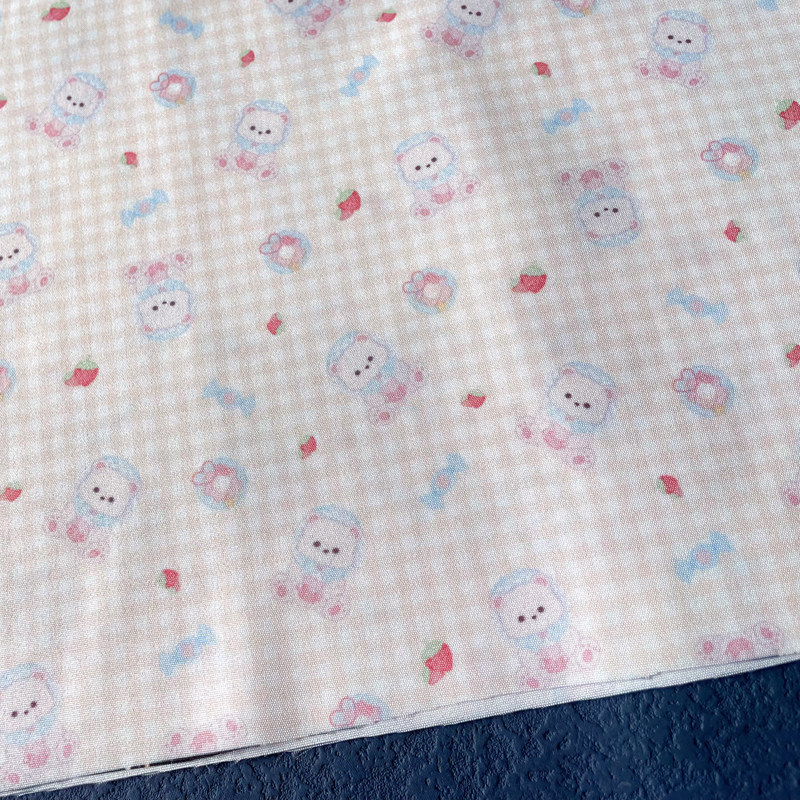 Kain Lolita Motif “Baby Bear”  - Baby Clothing Usa ulasan dan harga
